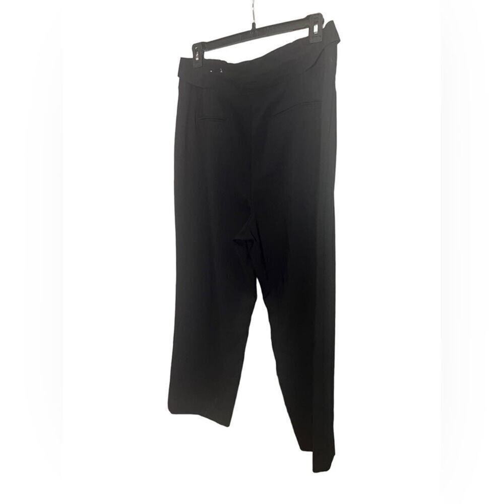 Ann Taylor Black Straight-Leg Trousers